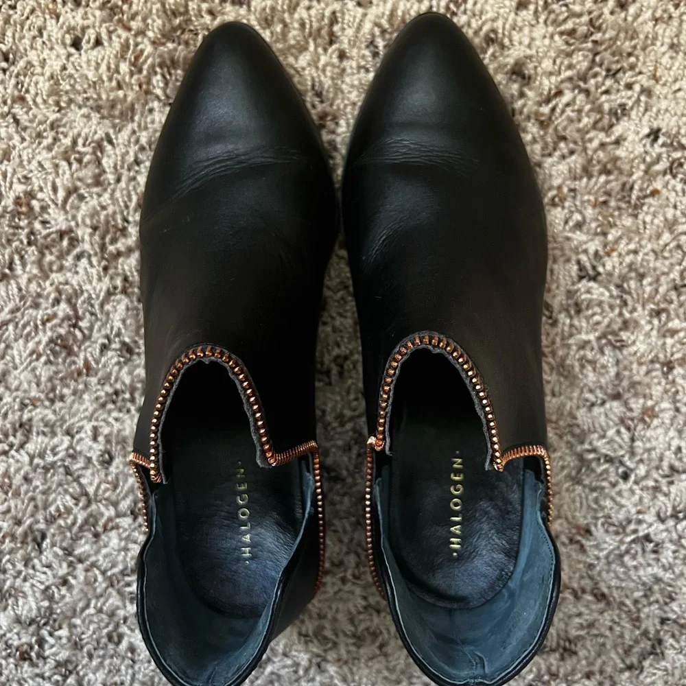 Halogen Piper Black Booties - Picture 7 of 12
